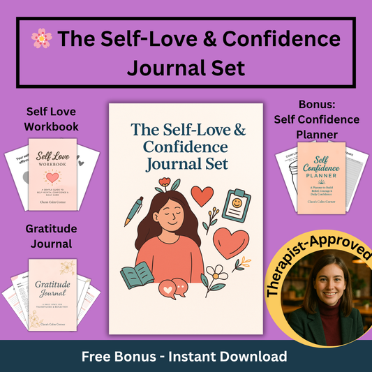 🌸 Self-Love & Confidence Journal – Daily Reflection, Gratitude & Growth Prompts